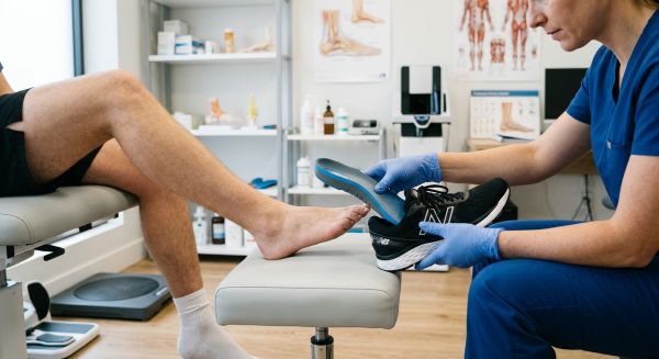 Confort optimal avec semelle orthopédique pied plat
