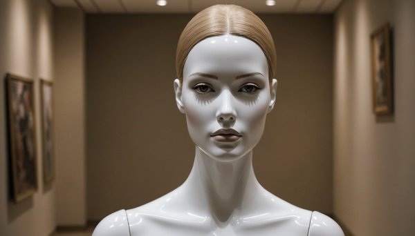 Mannequin femme tête abstraite : l'art de la présentation moderne